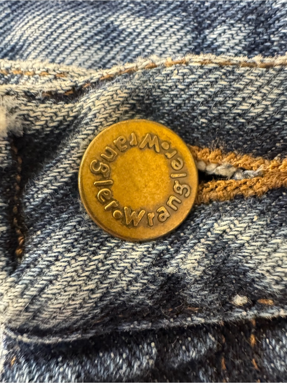 Vintage Men's Wrangler Five Star Premium Jeans Straight Medium Wash Size 28X29 - Picture 4 of 13